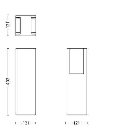 Philips Hue White Sobremesa Turaco grafito White 9W IP44 1647393P0 806lm - imagen 6