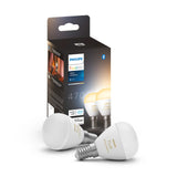 Philips Hue Bombilla esférica White Ambiance E14 5W 470lm (2 uds) 8719514491168