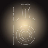 Philips Hue Lámpara colgante amaze blanco White Ambiance 25W 2900lm 34109800