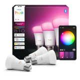 Philips Hue White and Color Ambiance Bombilla RGBW E27 6W 810lm (3 uds) 8720169364424