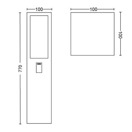 Philips Hue White and Color Ambiance Sobremesa Impress negro RGBW 16W IP44 1743230P7 590lm - imagen 6