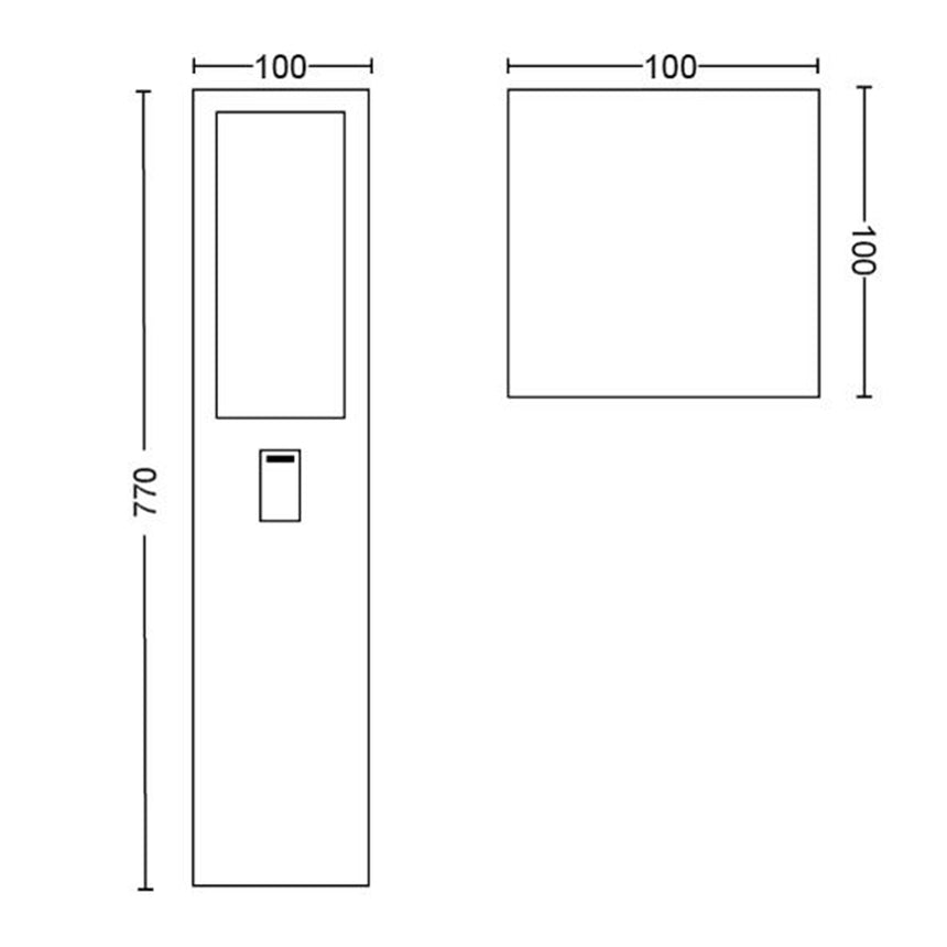 Philips Hue White and Color Ambiance Sobremesa Impress negro RGBW 16W IP44 1743230P7 590lm - imagen 6