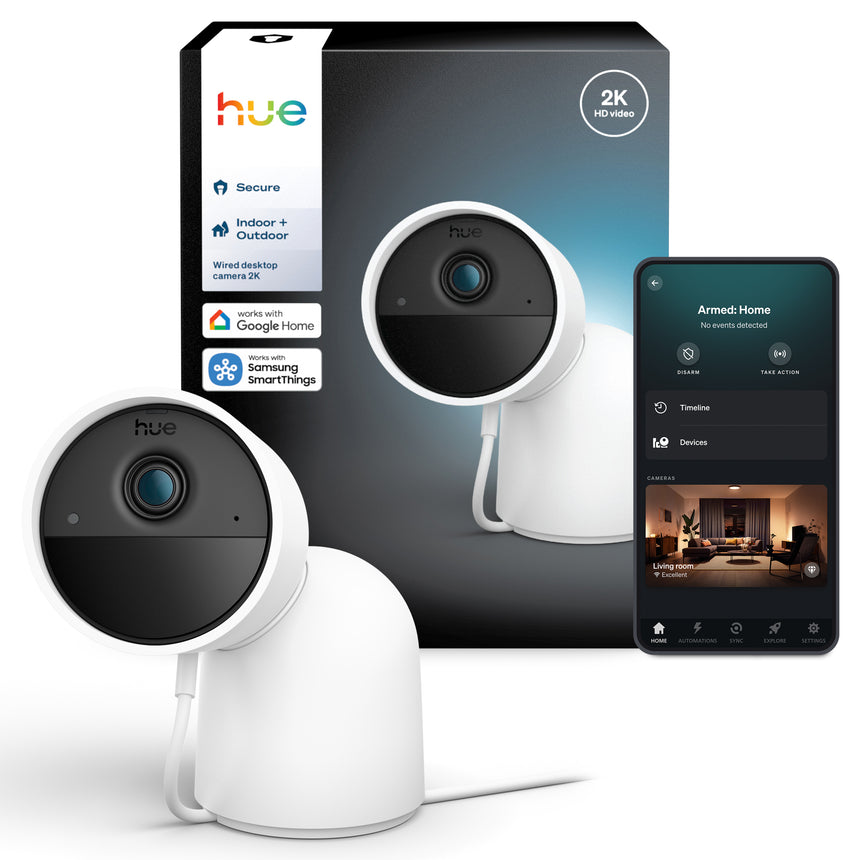 Philips Hue Security Cámara inteligente Secure blanco IP65 8721103045775