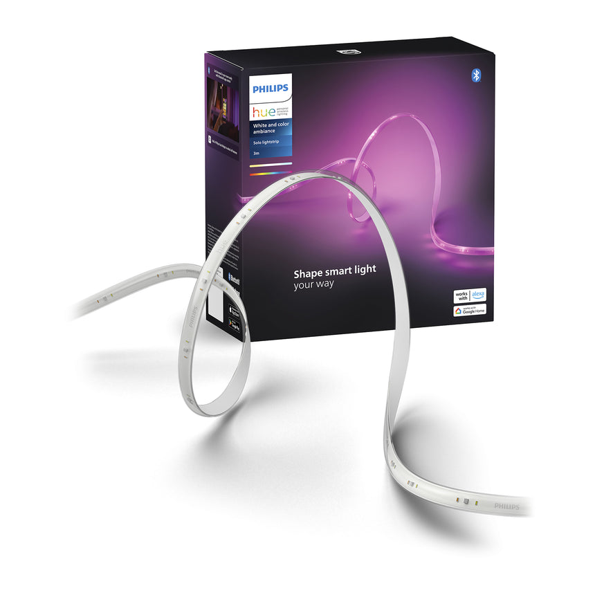 Philips Hue White and Color Ambiance Tira LED Essential lightstrip blanco RGBW 20W 8720169326637
