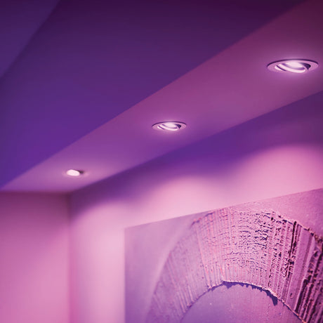 Philips Hue White and Color Ambiance Empotrable centura plata RGBW 6W 871951433862300 350lm - imagen 4