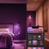 Philips Hue White and Color Ambiance Kit de inicio negro RGBW 5W 400lm (5 uds) 8720169374546 - imagen 5