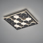 Aplique de pared Trio Cifavo 2000-4000K regulable 55x55cm 40W negro mate — ref. 245410132 (1)