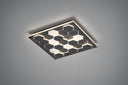 Aplique de pared Trio Cifavo 2000-4000K regulable 55x55cm 40W negro mate — ref. 245410132 (1)
