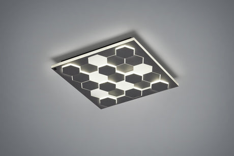 Aplique de pared Trio Cifavo 2000-4000K regulable 55x55cm 40W negro mate — ref. 245410132 (3)