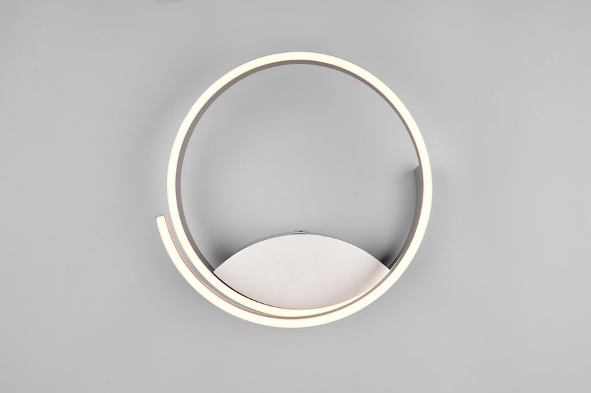 aplique de pared Trio Cinardi níquel mate TRI246110107 - vista 8