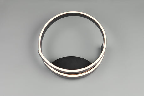 aplique de pared Trio Cinardi negro mate TRI246110132 - vista 10