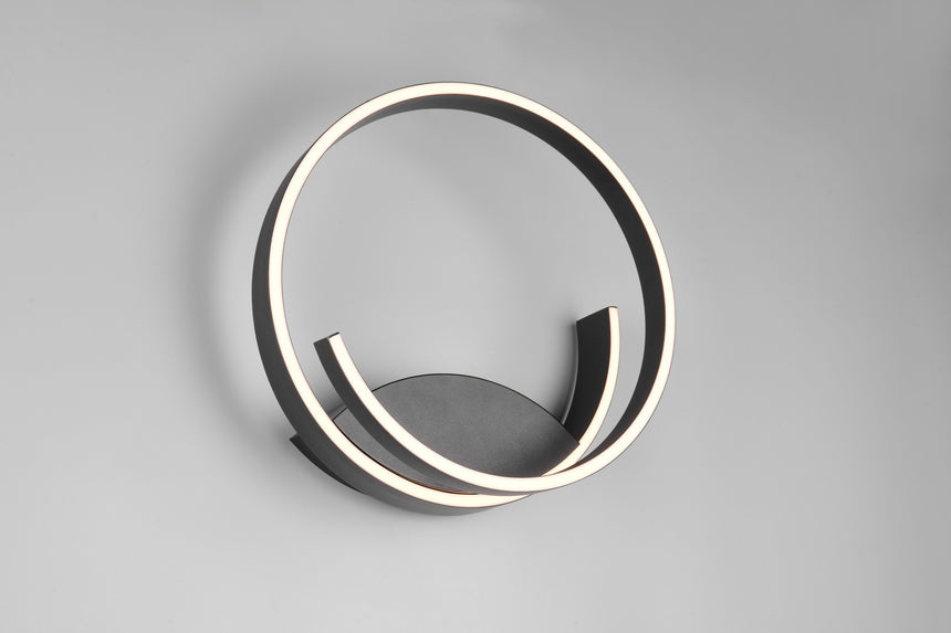 aplique de pared Trio Cinardi negro mate TRI246110132 - vista 7