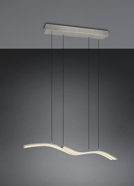 lámpara colgante Trio Spider níquel mate TRI332810307 - vista 8