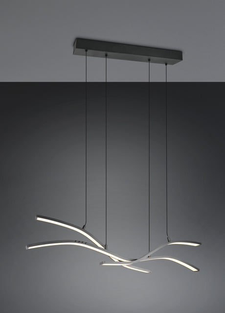 lámpara colgante Trio Spider negro mate TRI332810332 - vista 7