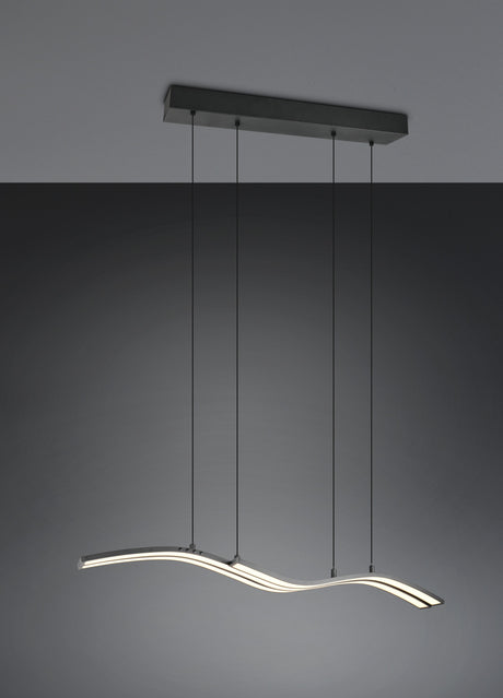 lámpara colgante Trio Spider negro mate TRI332810332 - vista 8