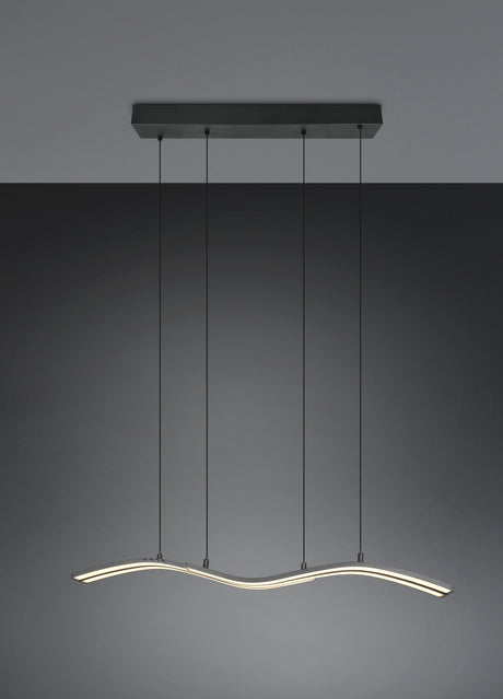 lámpara colgante Trio Spider negro mate TRI332810332 - vista 9