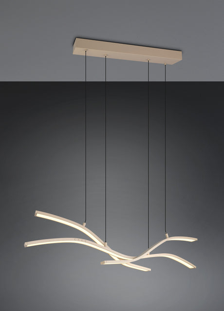 lámpara colgante Trio Spider antracita TRI332810343 - vista 7