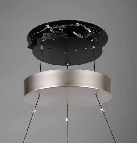 lámpara colgante Trio Cromer níquel mate TRI332910107 - vista 10