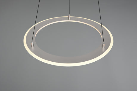 lámpara colgante Trio Cromer níquel mate TRI332910107 - vista 8