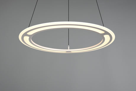 lámpara colgante Trio Cromer níquel mate TRI332910107 - vista 9