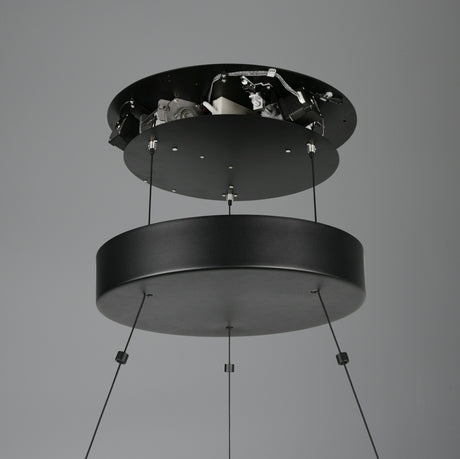 lámpara colgante Trio Cromer negro mate TRI332910132 - vista 10