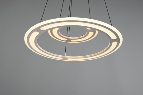 lámpara colgante Trio Cromer níquel mate TRI332910207 - vista 10