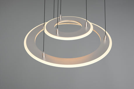 lámpara colgante Trio Cromer níquel mate TRI332910207 - vista 9