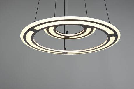 lámpara colgante Trio Cromer negro mate TRI332910232 - vista 10