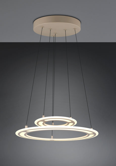 lámpara colgante Trio Cromer antracita TRI332910243 - vista 7