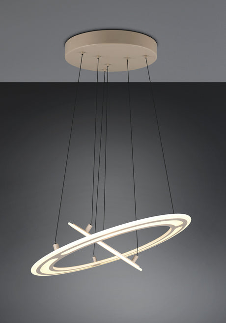 lámpara colgante Trio Cromer antracita TRI332910243 - vista 8