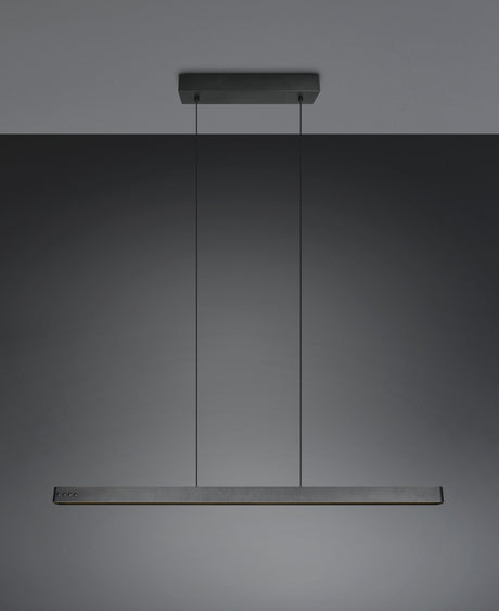 lámpara colgante Trio Donegal negro mate TRI333310232 - vista 7