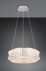 lámpara colgante Trio Zevion dorado mate TRI334730106 - ambiente
