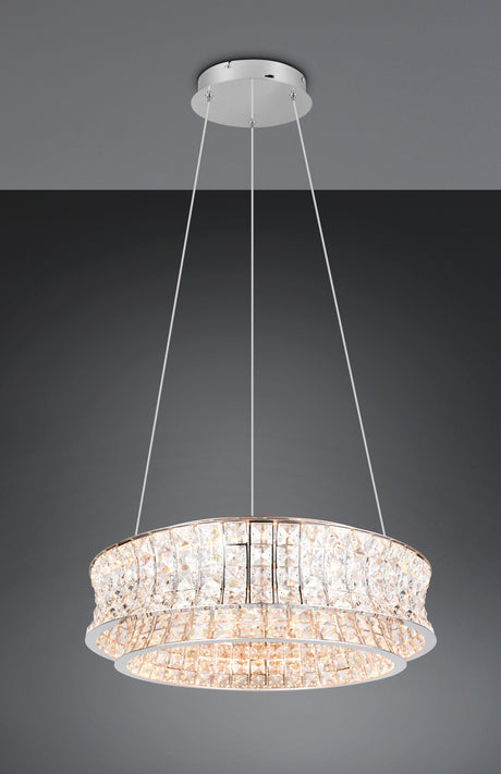 lámpara colgante Trio Zevion dorado mate TRI334730106 - ambiente