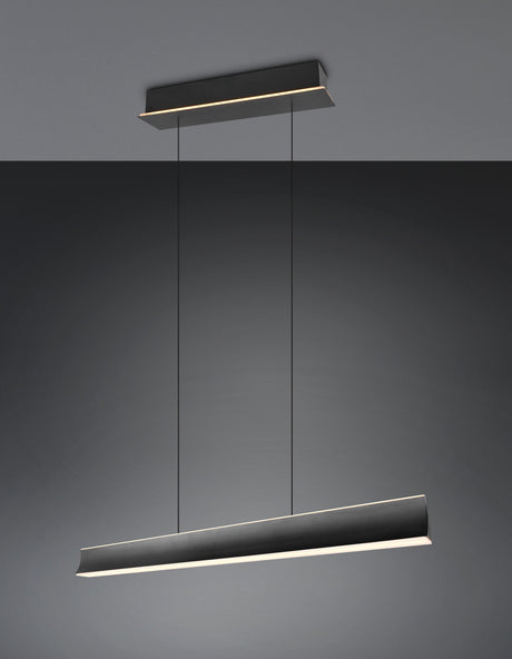 lámpara colgante Trio Cimolto negro mate TRI335710132 - vista 7