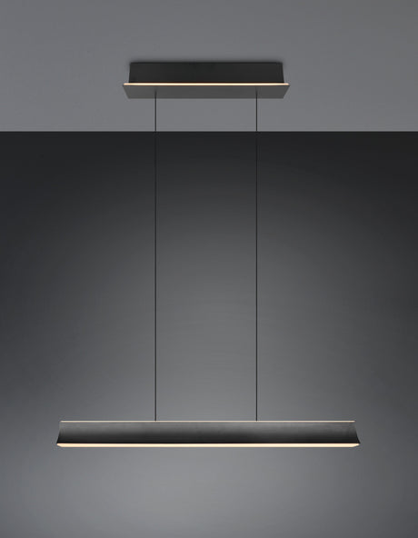 lámpara colgante Trio Cimolto negro mate TRI335710132 - vista 8