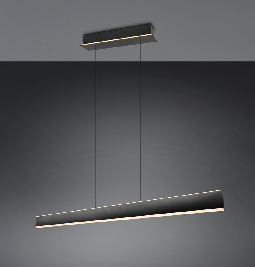 lámpara colgante Trio Cimolto negro mate TRI335719132 - vista 7