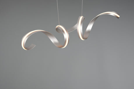 lámpara colgante Trio Cisenna níquel mate TRI336119107 - vista 9