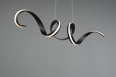 lámpara colgante Trio Cisenna negro mate TRI336119132 - vista 10