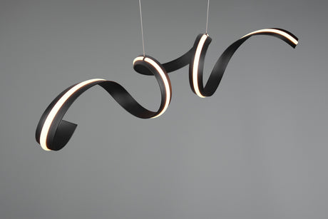 lámpara colgante Trio Cisenna negro mate TRI336119132 - vista 9