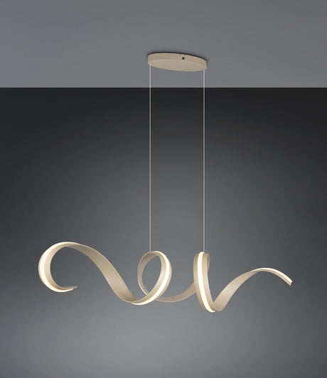 lámpara colgante Trio Cisenna antracita TRI336119143 - vista 7