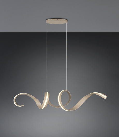 lámpara colgante Trio Cisenna antracita TRI336119143 - vista 8