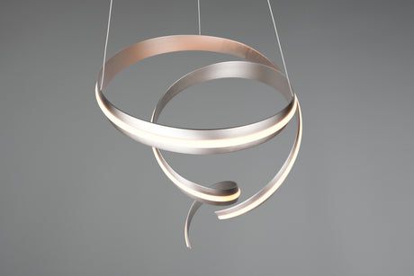 lámpara colgante Trio Cisenna níquel mate TRI336130107 - vista 8