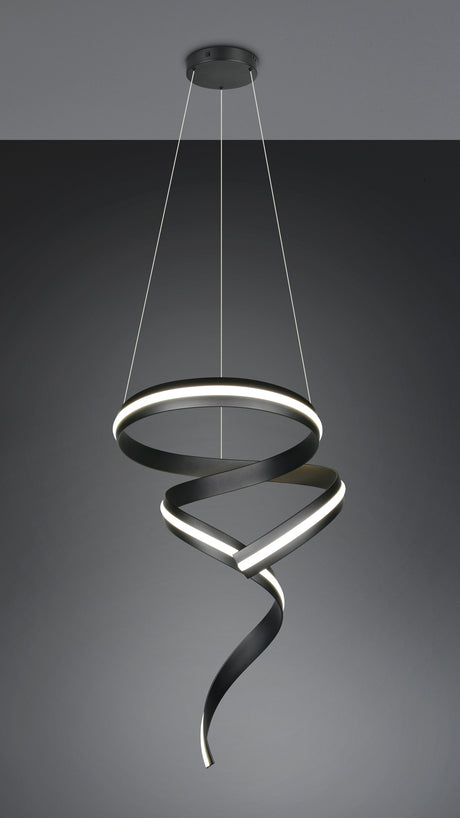 lámpara colgante Trio Cisenna negro mate TRI336130132 - vista 10