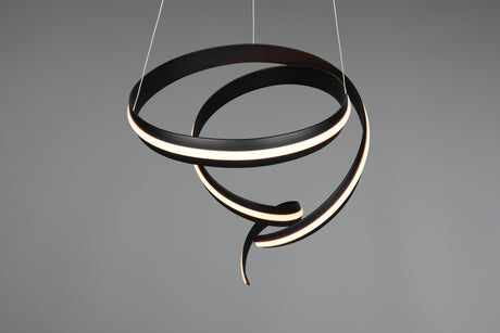 lámpara colgante Trio Cisenna negro mate TRI336130132 - vista 8