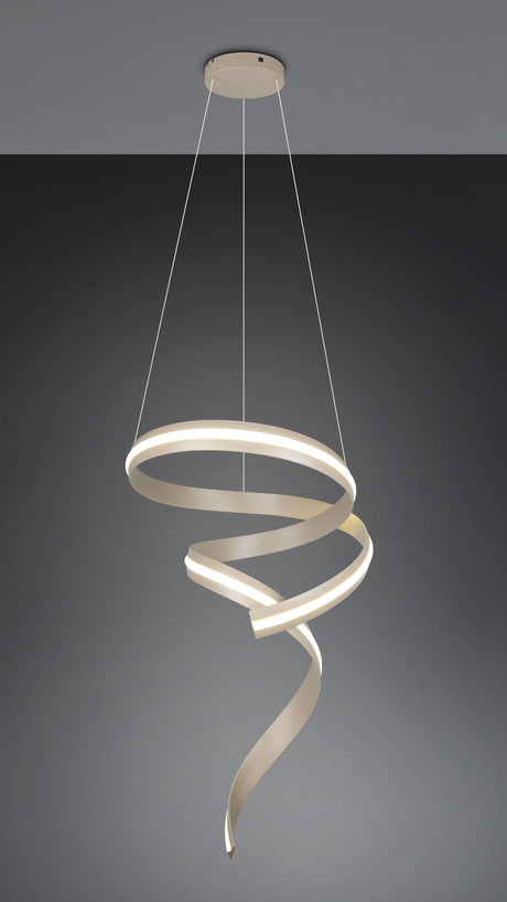 lámpara colgante Trio Cisenna antracita TRI336130143 - vista 10