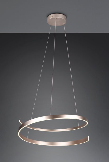 lámpara colgante Trio Cinardi níquel mate TRI346110107 - vista 10