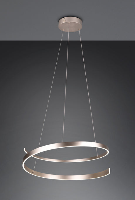 lámpara colgante Trio Cinardi níquel mate TRI346110107 - vista 7