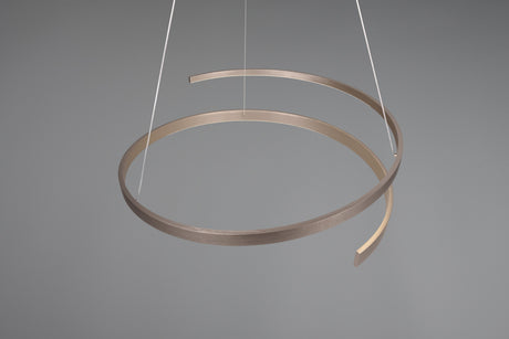 lámpara colgante Trio Cinardi níquel mate TRI346110107 - vista 8