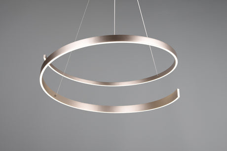 lámpara colgante Trio Cinardi níquel mate TRI346110107 - vista 9