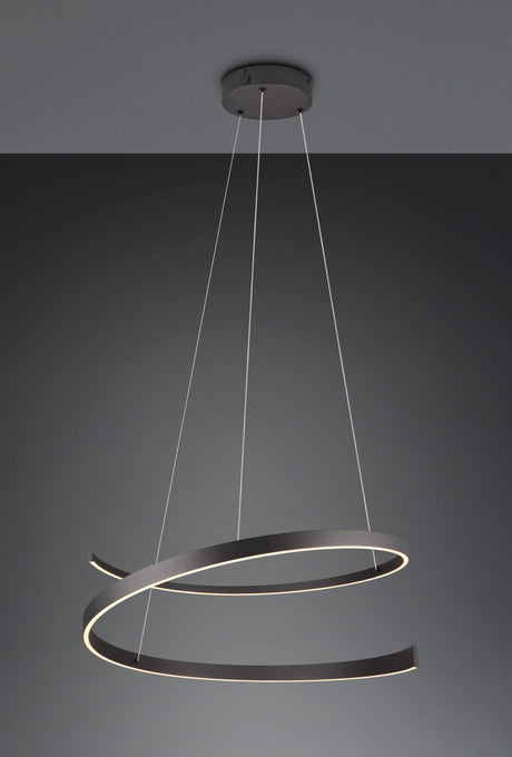 lámpara colgante Trio Cinardi negro mate TRI346110132 - vista 10